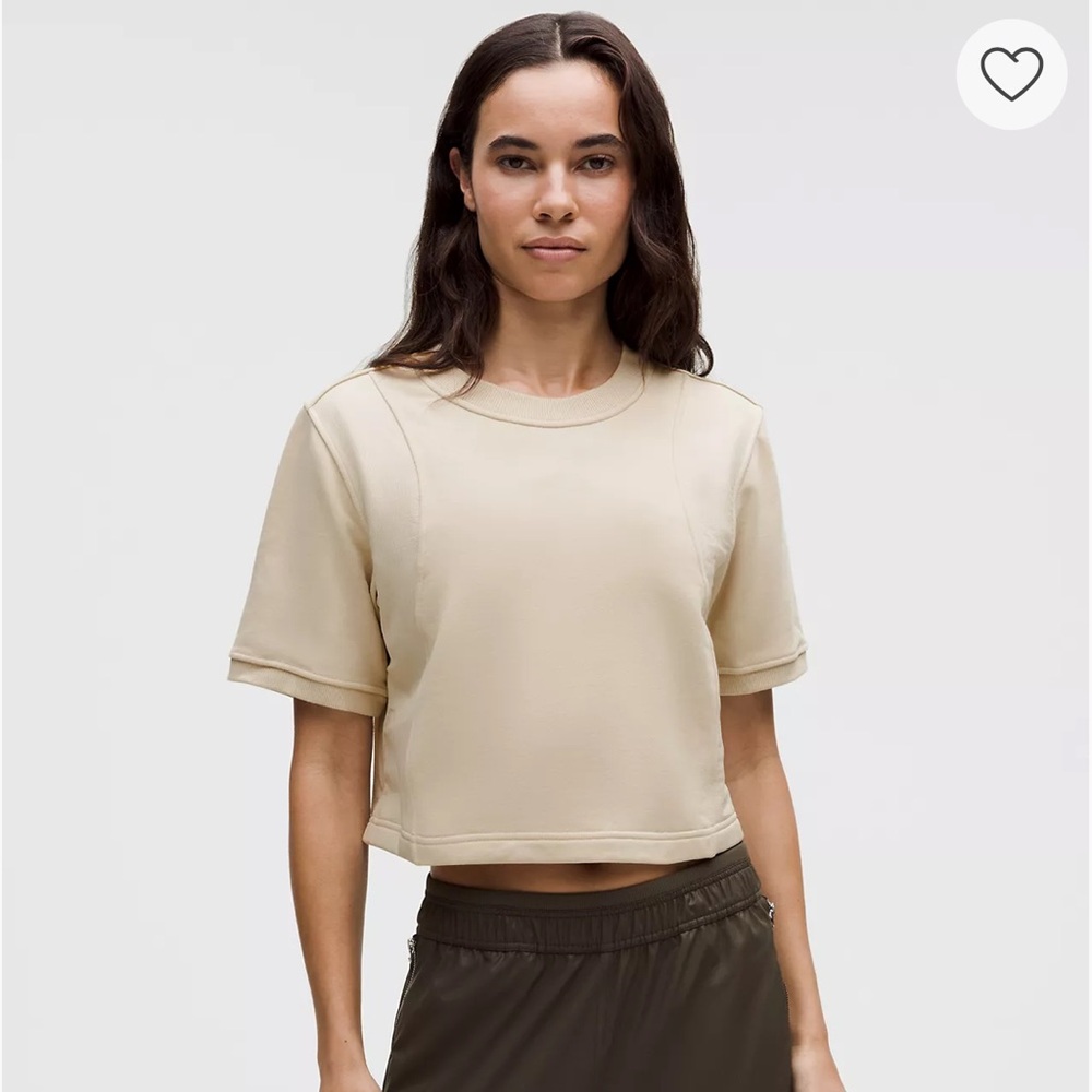lululemon athletica Tan Crop Top